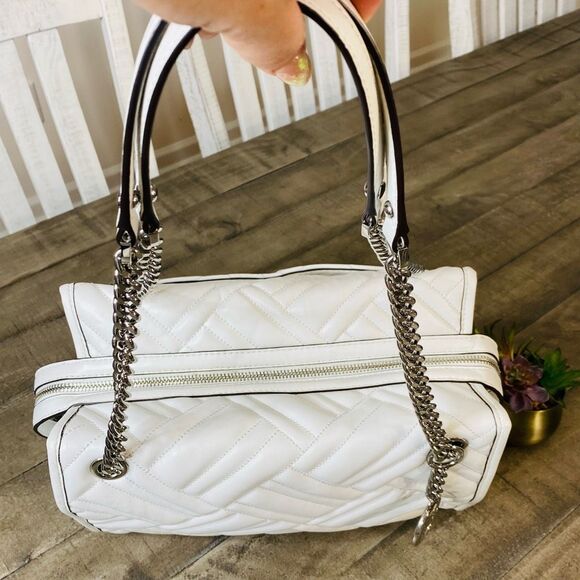 Michael Kors Large KATHY Quilted Handbag and Wallet‎ Optic White BNWT - Picture 8 of 14
